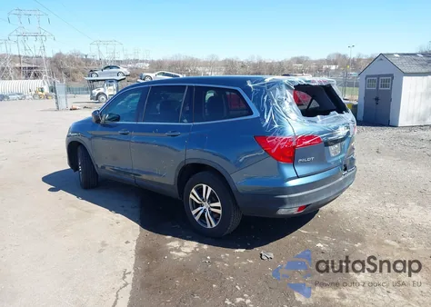 2017 Honda Pilot Ex from USA, damaged, VIN 5FNYF6H34HB034362